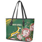 South Africa Rugby Bokke Champions Leather Tote Bag