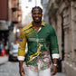 South Africa Rugby Personalized Bokke Champions Long Sleeve Button Shirt