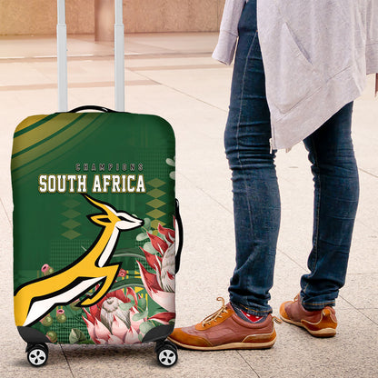 South Africa Rugby Bokke Champions Luggage Cover