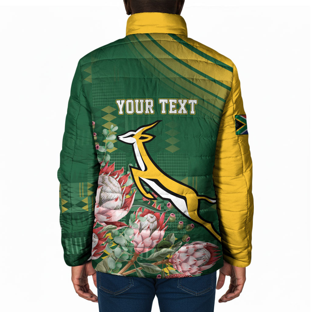 South Africa Rugby Personalized Bokke Champions Padded Jacket