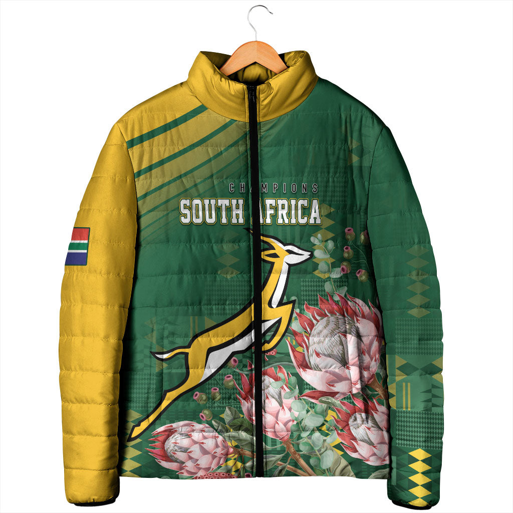 South Africa Rugby Personalized Bokke Champions Padded Jacket