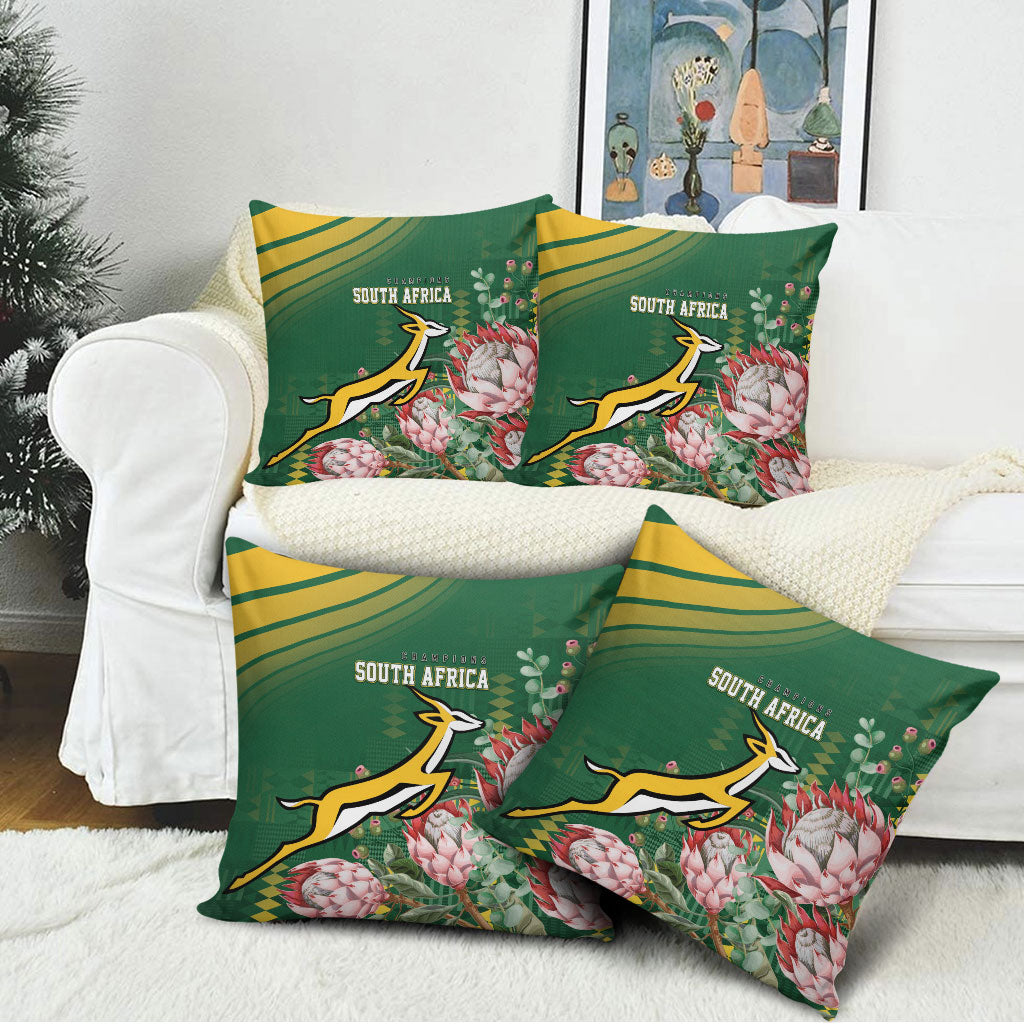 South Africa Rugby Bokke Champions Pillow Cover
