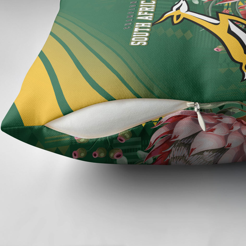 South Africa Rugby Bokke Champions Pillow Cover