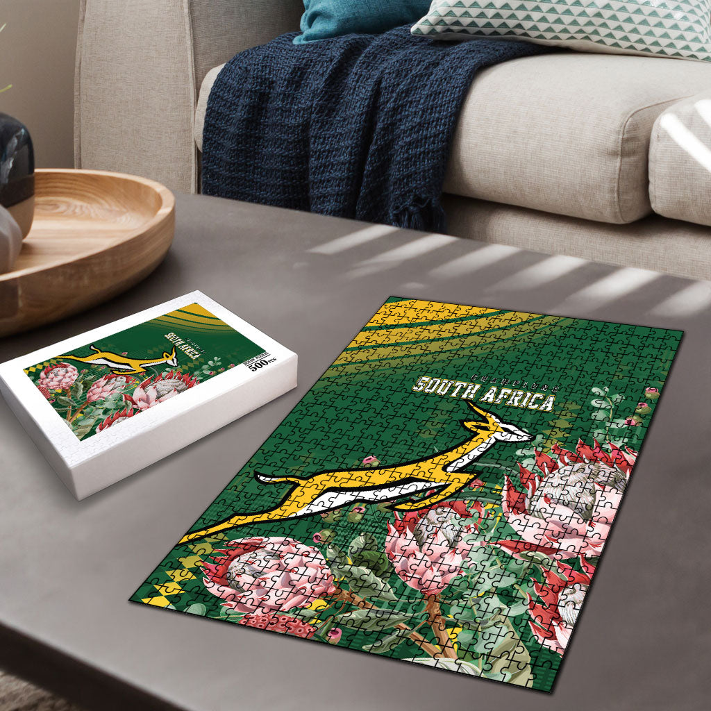 South Africa Rugby Bokke Champions Puzzle