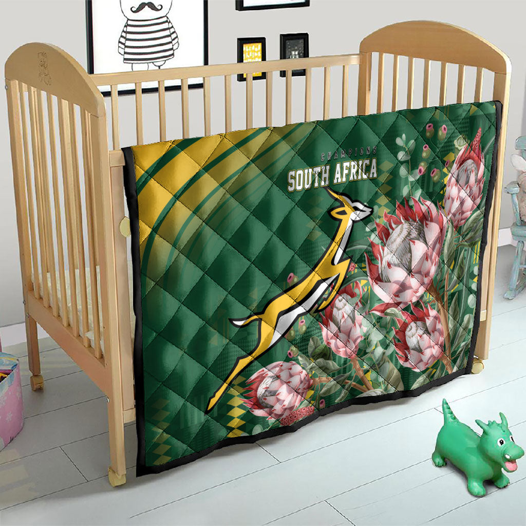 South Africa Rugby Bokke Champions Quilt