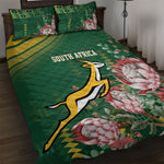 South Africa Rugby Bokke Champions Quilt Bed Set