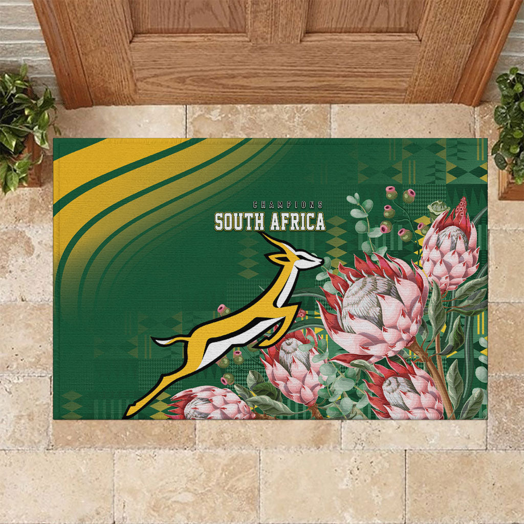 South Africa Rugby Bokke Champions Rubber Doormat