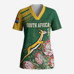 South Africa Rugby Personalized Bokke Champions Scrub Top