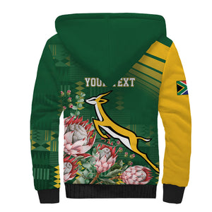 South Africa Rugby Personalized Bokke Champions Sherpa Hoodie
