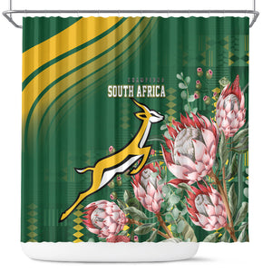 South Africa Rugby Bokke Champions Shower Curtain