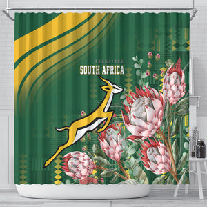 South Africa Rugby Bokke Champions Shower Curtain