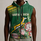South Africa Rugby Personalized Bokke Champions Sleeveless Zip Hoodie