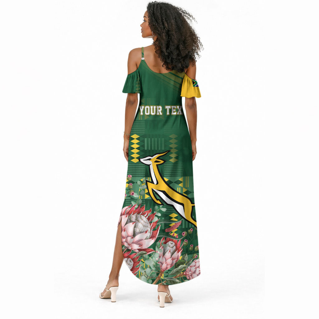South Africa Rugby Personalized Bokke Champions Summer Maxi Dress