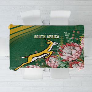 South Africa Rugby Bokke Champions Tablecloth