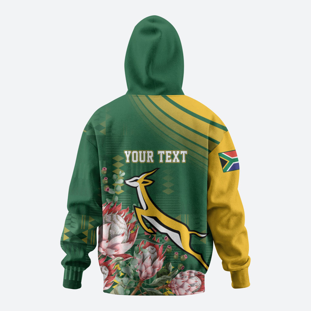 South Africa Rugby Personalized Bokke Champions Zip Hoodie