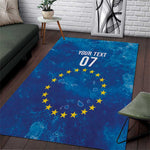 Cape Verde Tubaroes Azuis Custom Area Rug Break The Waves - African Pride