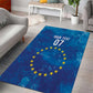Cape Verde Tubaroes Azuis Custom Area Rug Break The Waves - African Pride