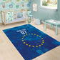 Cape Verde Tubaroes Azuis Custom Area Rug Break The Waves - African Pride