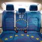Cape Verde Tubaroes Azuis Custom Back Car Seat Cover Break The Waves - African Pride