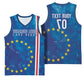 Cape Verde Tubaroes Azuis Custom Basketball Jersey Break The Waves - African Pride