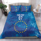 Cape Verde Tubaroes Azuis Custom Bedding Set Break The Waves - African Pride
