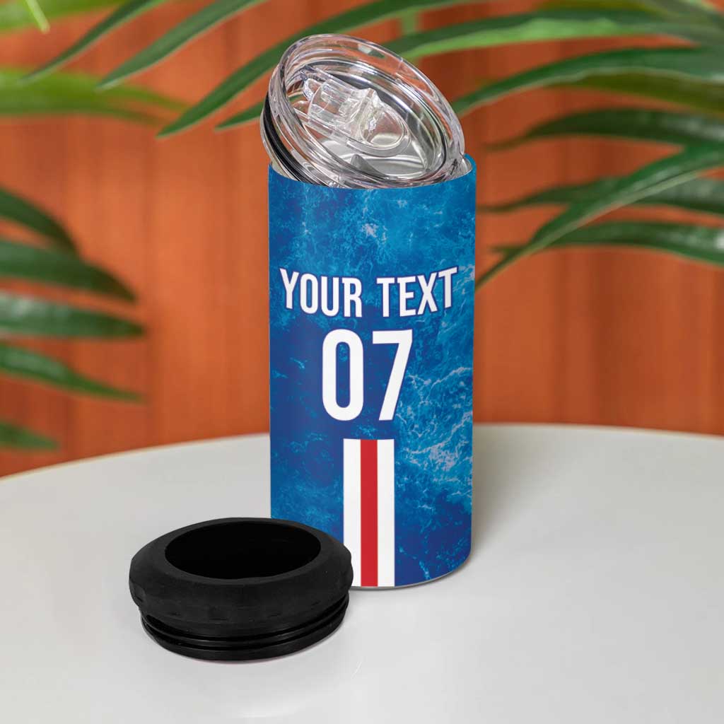 Cape Verde Tubaroes Azuis 4 in 1 Can Cooler Tumbler Break The Waves - African Pride