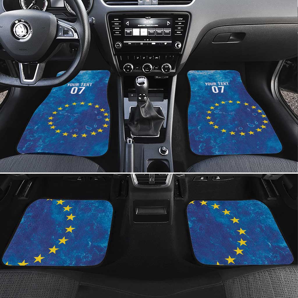 Cape Verde Tubaroes Azuis Custom Car Mats Break The Waves - African Pride