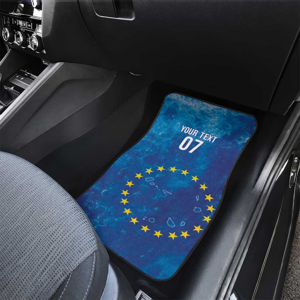 Cape Verde Tubaroes Azuis Custom Car Mats Break The Waves - African Pride
