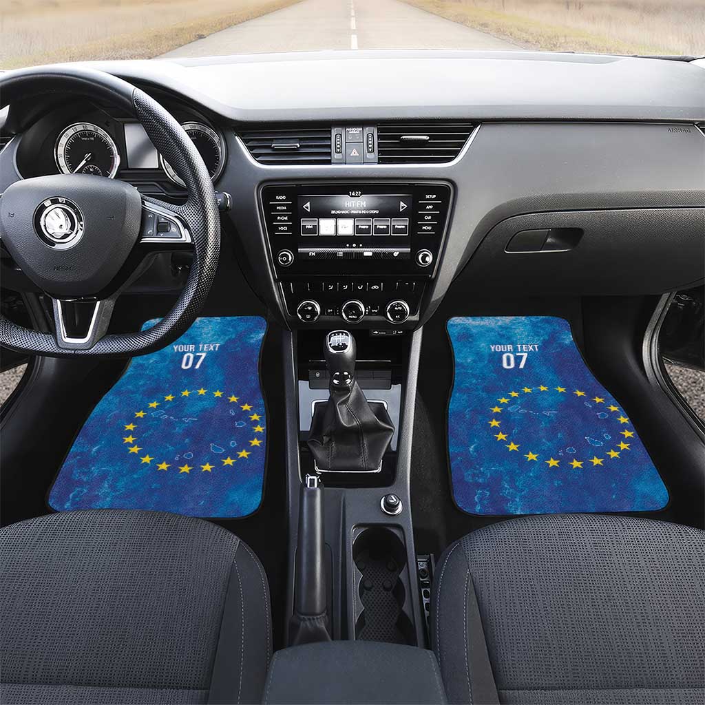 Cape Verde Tubaroes Azuis Custom Car Mats Break The Waves - African Pride