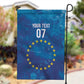 Cape Verde Tubaroes Azuis Custom Garden Flag Break The Waves - African Pride