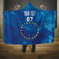 Cape Verde Tubaroes Azuis Custom Hooded Blanket Break The Waves - African Pride