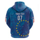 Cape Verde Tubaroes Azuis Custom Hoodie Break The Waves - African Pride
