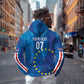 Cape Verde Tubaroes Azuis Custom Hoodie Break The Waves - African Pride