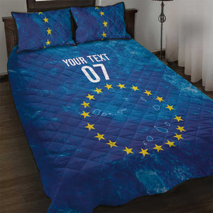 Cape Verde Tubaroes Azuis Custom Quilt Bed Set Break The Waves - African Pride