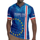 Cape Verde Tubaroes Azuis Custom Rugby Jersey Break The Waves - African Pride