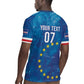 Cape Verde Tubaroes Azuis Custom Rugby Jersey Break The Waves - African Pride