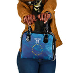 Cape Verde Tubaroes Azuis Custom Shoulder Handbag Break The Waves - African Pride