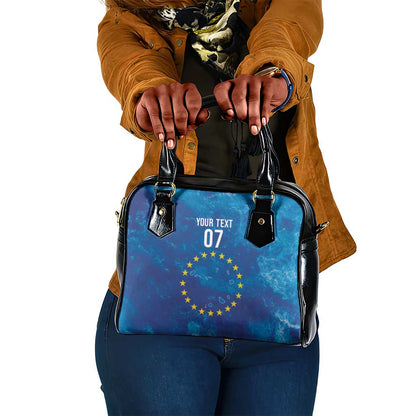 Cape Verde Tubaroes Azuis Custom Shoulder Handbag Break The Waves - African Pride