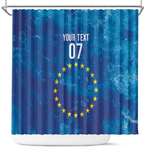Cape Verde Tubaroes Azuis Custom Shower Curtain Break The Waves - African Pride