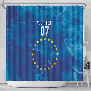 Cape Verde Tubaroes Azuis Custom Shower Curtain Break The Waves - African Pride