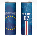 Cape Verde Tubaroes Azuis Skinny Tumbler Break The Waves - African Pride