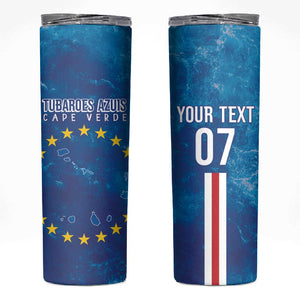 Cape Verde Tubaroes Azuis Skinny Tumbler Break The Waves - African Pride
