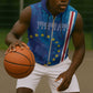 Cape Verde Tubaroes Azuis Custom Sleeveless Zip Hoodie Break The Waves - African Pride