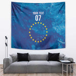 Cape Verde Tubaroes Azuis Custom Tapestry Break The Waves - African Pride