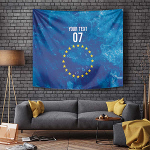 Cape Verde Tubaroes Azuis Custom Tapestry Break The Waves - African Pride