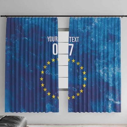 Cape Verde Tubaroes Azuis Custom Window Curtain Break The Waves - African Pride