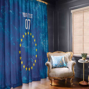 Cape Verde Tubaroes Azuis Custom Window Curtain Break The Waves - African Pride