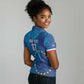 Cape Verde Tubaroes Azuis Custom Women Polo Shirt Break The Waves - African Pride