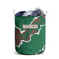 Morocco Football Laundry Basket Grunge Motifs