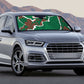 Morocco Football Auto Sun Shade Grunge Motifs